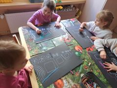 zimowy pociąg Mikołaja