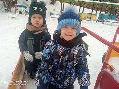ZIMĄ NA PLACU ZABAW