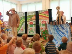 Teatrzyk kukiełkowy "Kukła z wiejskiego podwórka”