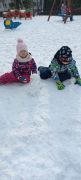Zabawa na śniegu 