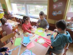 "Zegar z kukułką" - praca plastyczna