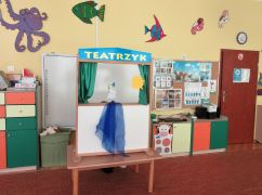 teatrzyk "Historia śniegowego bałwanka co przed wiosną do morza uciekał" wg. E. Szelburg - Zarembiny