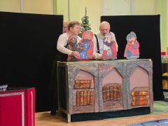 "Bajkowa Szopka" w wykonaniu aktorów teatru "Pod Orzełkiem"