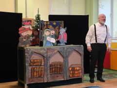 "Bajkowa Szopka" w wykonaniu aktorów teatru "Pod Orzełkiem"