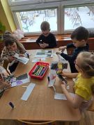 "Pingwinek"- wycinanka z papieru