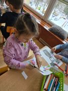 "Pingwinek"- wycinanka z papieru