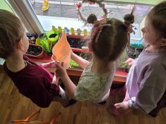 Zielony ogródek w sali