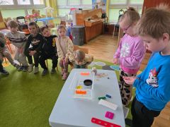 Zabawy badawcze z wodą