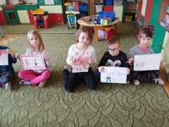 "Kogo kocham, kogo lubię"- rysowanie flamastrami i kredką