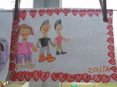 "Kogo kocham, kogo lubię"- rysowanie flamastrami i kredką