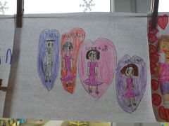 "Kogo kocham, kogo lubię"- rysowanie flamastrami i kredką