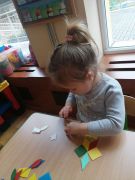 Układamy kompozycje z mozaiki geometrycznej