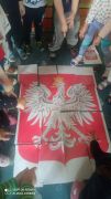 układanie puzzli Godło
