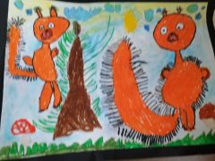 Praca wyróżniona w konkursie "Czytam i  maluję z pasją"