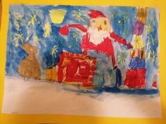 "Mikołaj"- praca Stefana