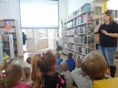 Zajęcia w bibliotece osiedlowej
