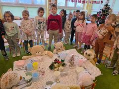 Urządzamy przyjęcie świąteczne dla misiów