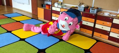 Prawdziwy miś zawitał do nas.