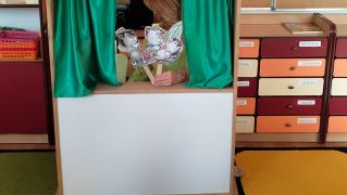 Teatrzyk w wykonaniu nauczycielki