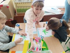Na wyspie praca plastyczna