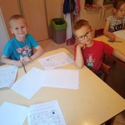 Dzieci z koła matematycznego 